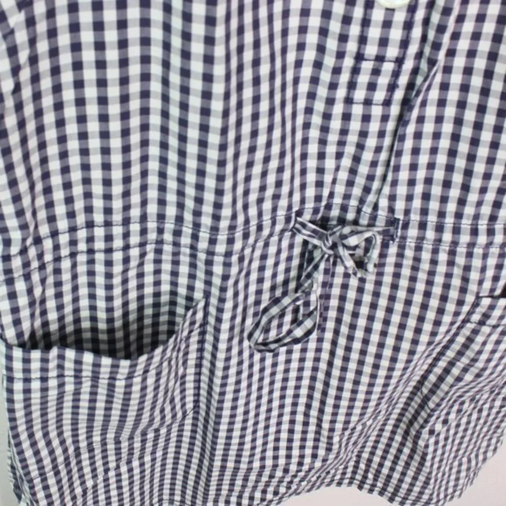 J. Crew Black White Gingham Drawstring Wai… - Picture 12 of 13
